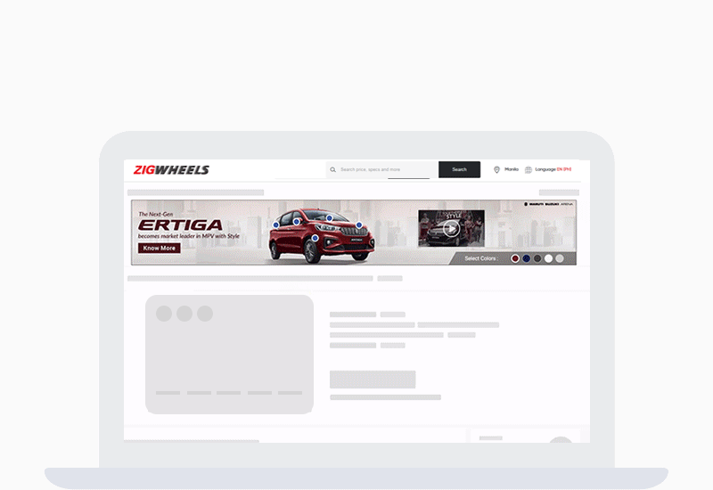 Interactive ad with video